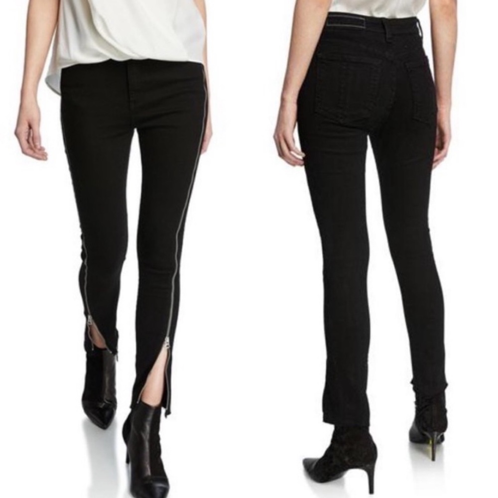rag & bone Black High Rise Women Jeans